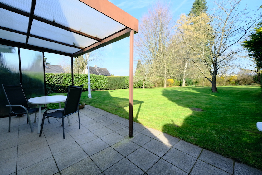 Blick in den Garten Einfamilienhaus Solingen