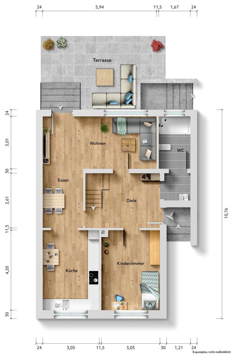 Erdgeschoss Grundriss Einfamilienhaus Haan