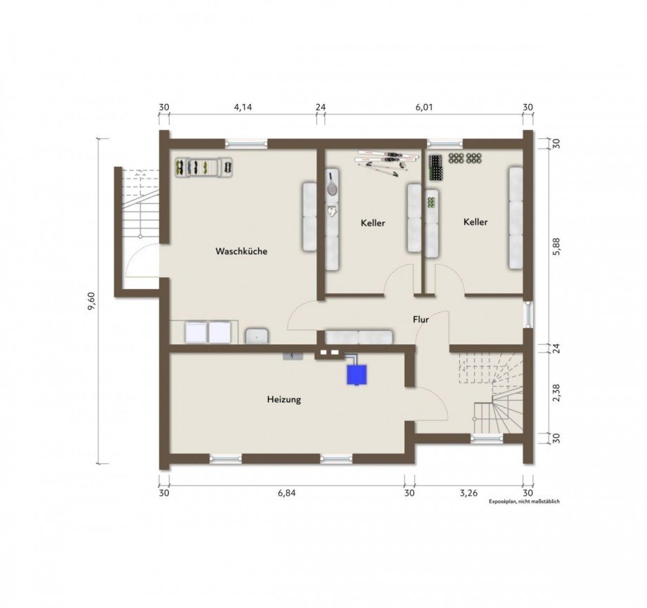 Kellergeschoss Zweifamilienhaus Solingen - Aufderh�he