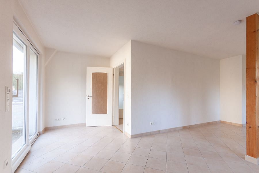 Wohnzimmer mit Dachterrasse Zweifamilienhaus Solingen - Aufderh�he